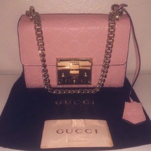 Pink Gucci purse